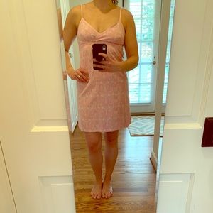 Pink Paisley Dress